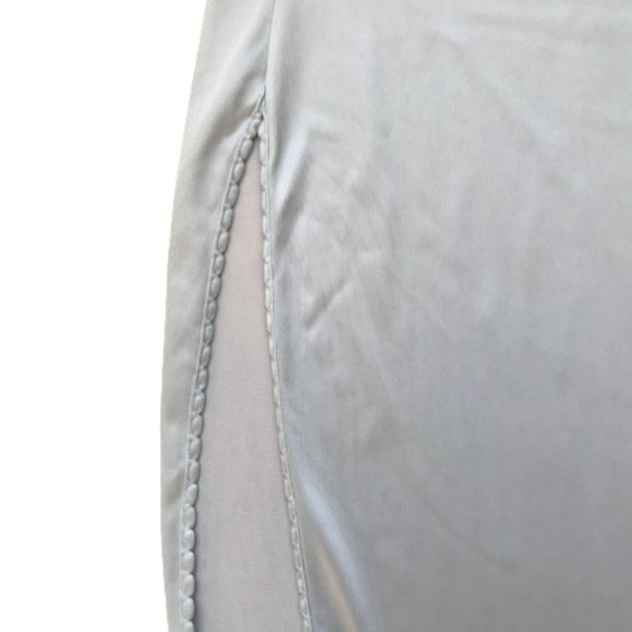 Vintage Light Blue Scallop Hem Skirt Liner Slip - Picture 2 of 9